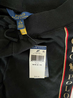 Polo Ralph Lauren Girl's Black Pant M (8-10) NWT