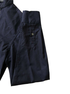 Emporio Armani Korean-Necked Blue Dress Shirt Size XS 11SMRL NWT $345
