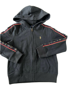 Polo Ralph Lauren Girl's Black Hoodie Jacket S (7) NWT