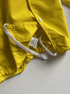 Versace Men's Button Down Yellow Raincoat Jacket L (50 Euro) A85203 IT NWT $1150