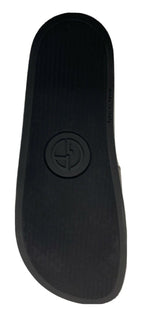 Giorgio Armani Men's Rubber Gray/Black Sandals 6.5 US (39 Eu) IT X2P069 NIB $295