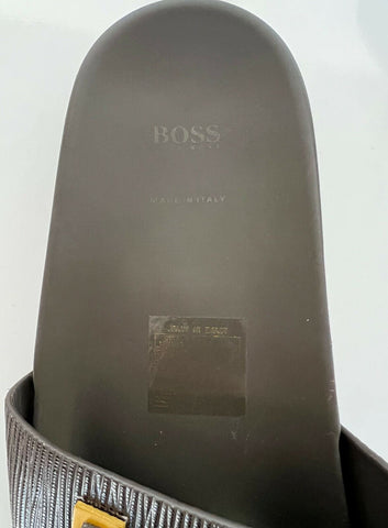 Boss Hugo Boss Men's Rubber Gray Sandals 7 US (40 Euro) Italy 50408525 New