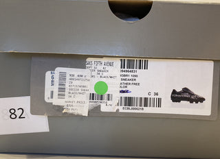 Balenciaga Women's Leather Socker Sneakers Black 6 US (36 Euro) NIB $725