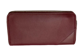 Bottega Veneta Continental Zip Around Leather Wallet Bordeaux 573431 NWT $720