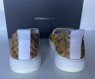 Bottega Veneta Python Skin Platform Sneakers 8.5 US (38.5 Euro) 579405 NIB $870