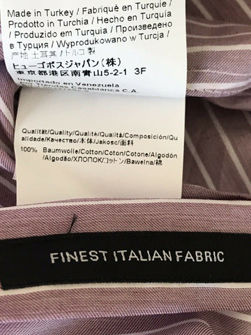 Hugo Boss Mens Jacob Slim Fit Tailored Red Dress Shirt Size 42/16.5 NWT $235