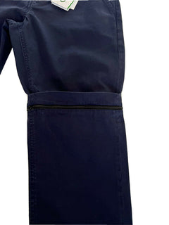 Kenzo Men's Midnight Blue Zip Off Casual Pants Size 30 US (46 Euro) NWT $280