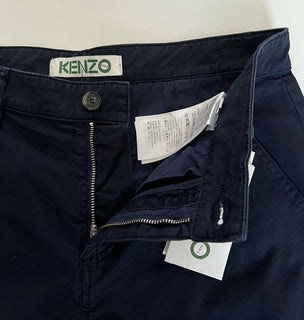 Kenzo Men's Midnight Blue Zip Off Casual Pants Size 30 US (46 Euro) NWT $280