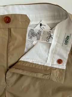 KENZO Men's Pale Camel Cigarette Cotton Pants Size 28 US (44 Euro) NWT $370
