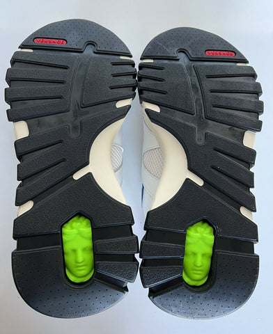 VERSACE SQUALO WHITE MULTI TRAINERS Sneakers 10 US (40 Euro) Italy NIB $875