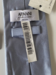 Armani Collezioni Neck Tie Blue Made in Italy