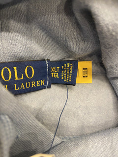 Polo Ralph Lauren Long Sleeve Bear Sweater with Hoodie Blue XLT/TGL New $188