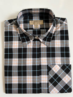 Burberry Women's Pink Apricot Cotton Button-Up Shirt 2 US (4 UK) NWT $350