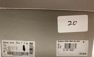 Giorgio Armani Men's Rubber Gray/Black Sandals 7 US (40 Eu) IT X2P069 NIB $295
