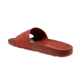 Bally Men's Slide Rubber Red Sandals 9 US NIB $185