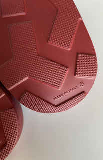 Bally Men's Slide Rubber Red Sandals 9 US NIB $185