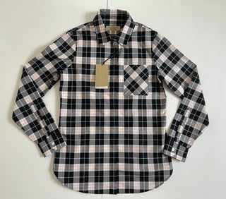 Burberry Women's Pink Apricot Cotton Button-Up Shirt 4 US (6 UK) NWT $350