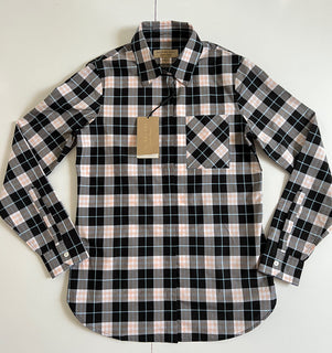 Burberry Women's Pink Apricot Cotton Button-Up Shirt 4 US (6 UK) NWT $350