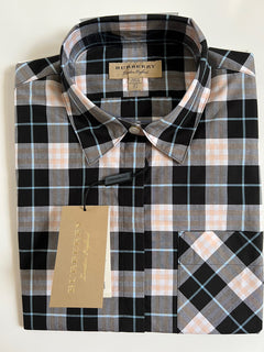 Burberry Women's Pink Apricot Cotton Button-Up Shirt 4 US (6 UK) NWT $350