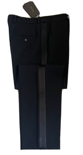 Bottega Veneta Women's Wool Tuxedo Pants Black Size 4 US (40 Euro) NWT $1650