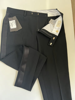 Bottega Veneta Women's Wool Tuxedo Pants Black Size 4 US (40 Euro) NWT $1650