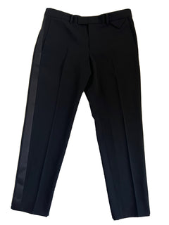 Bottega Veneta Women's Wool Tuxedo Pants Black Size 4 US (40 Euro) NWT $1650