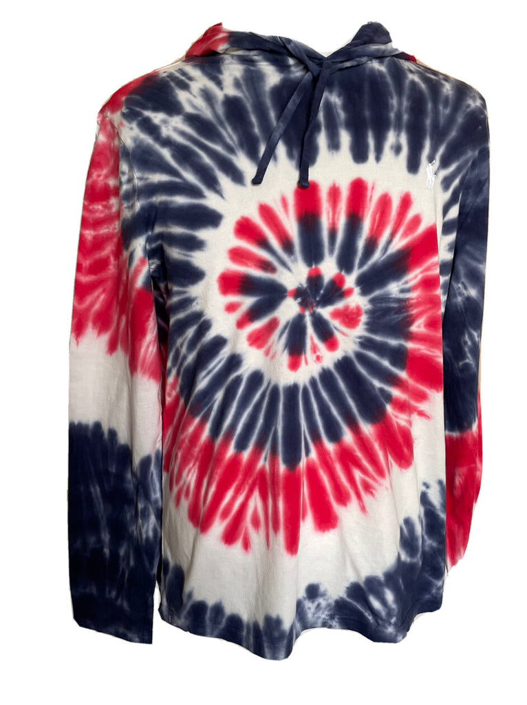 Polo Ralph Lauren Multicolor Long Sleeve T-Shirt with Hoodie Small NWT $79.50