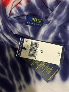Polo Ralph Lauren Multicolor Long Sleeve T-Shirt with Hoodie Small NWT $79.50