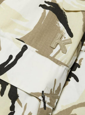 KENZO Tropic Camo Bermuda Camouflage Cargo Shorts 32 US (34" measured) NWT $375