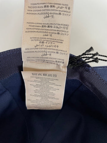 Gucci Eschatology Baseball Cap Blue Hat Large Made in Italy 656183 NWT