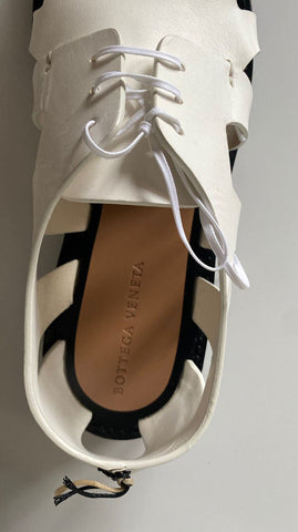 Bottega Veneta Men's Derby Leather White Shoes Cut-out Details 8.5 US 574829 NIB