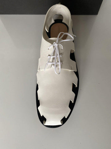 Bottega Veneta Men's Derby Leather White Shoes Cut-out Details 8.5 US 574829 NIB