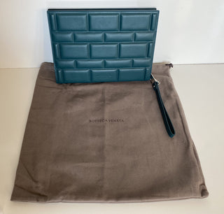 Bottega Veneta Butter Calf Leather Document Case Green 592855 NWT $1900