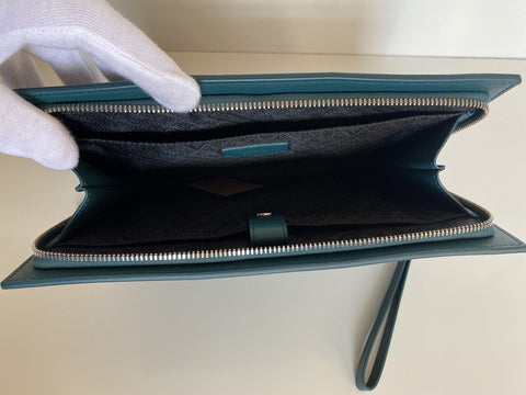 Bottega Veneta Butter Calf Leather Document Case Green 592855 NWT $1900