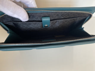 Bottega Veneta Butter Calf Leather Document Case Green 592855 NWT $1900