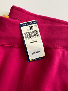 Polo Ralph Lauren Women's Sport Pink Casual Pants 2XL NWT $128