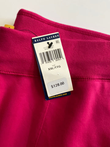 Polo Ralph Lauren Women's Sport Pink Casual Pants 2XL NWT $128