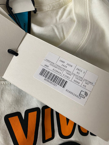 Gucci Donald Duck Amor Vivendi Ivory Jersey T-Shirt XS (Oversized) 615044 NWT