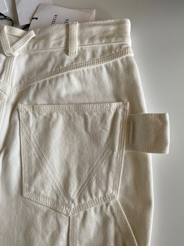 Bottega Veneta High-Waisted Jeans White 4 US (40 Euro) 630693 Italy NWT $950