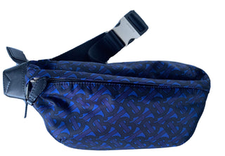 Burberry TB Monogram Print Sonny Blue Belt / Waist / Body Bag 80482261 NWT $1000