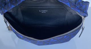 Burberry TB Monogram Print Sonny Blue Belt / Waist / Body Bag 80482261 NWT $1000