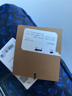 Burberry TB Monogram Print Sonny Blue Belt / Waist / Body Bag 80482261 NWT $1000