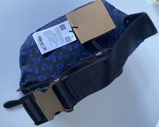 Burberry TB Monogram Print Sonny Blue Belt / Waist / Body Bag 80482261 NWT $1000