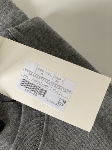 Gucci Mickey Mouse Gray Cotton Jersey T-Shirt Size Medium (Oversized) 565806 NWT