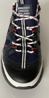 Burberry MF UNION M VER Men's  Navy Sneakers 9 US (42 Euro) 8024045 IT NIB $720