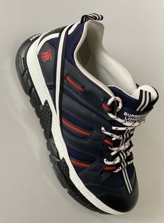 Burberry MF UNION M VER Men's  Navy Sneakers 9 US (42 Euro) 8024045 IT NIB $720