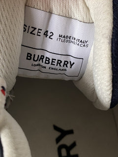 Burberry MF UNION M VER Men's  Navy Sneakers 9 US (42 Euro) 8024045 IT NIB $720