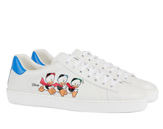 Gucci Ace Duck Women's Disney White Sneakers 9 US (39 Euro) IT 649400 IT NIB