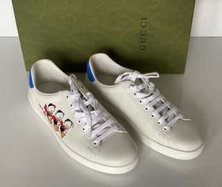 Gucci Ace Duck Women's Disney White Sneakers 9 US (39 Euro) IT 649400 IT NIB