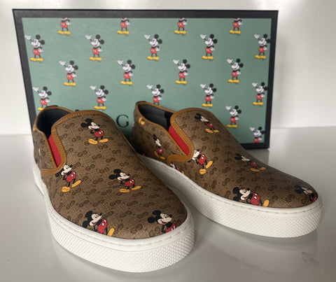 Gucci Men’s GG Supreme Mickey Mouse Sneakers 7.5 US (Gucci 7) Italy 603689 NIB